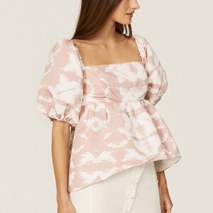 Sachin & Babi Lindsay top in shell pink size medium
